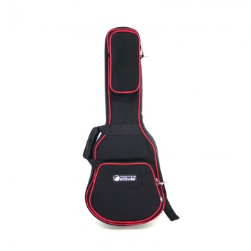 BUKC20-201  Concert ukulele gig bag Black with Red piping