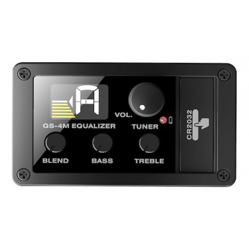 GS-4M Acoustic Guitar Preamp w/ Tuner & LCD Display