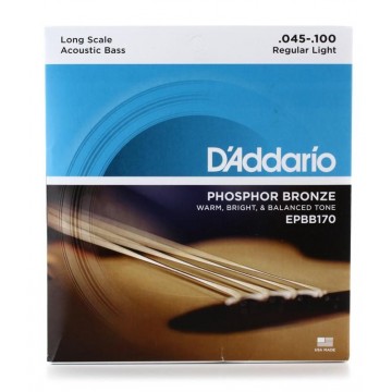 EPBB170 Phosphur Bronze 4-String 45-100 Ascoustic Bass String