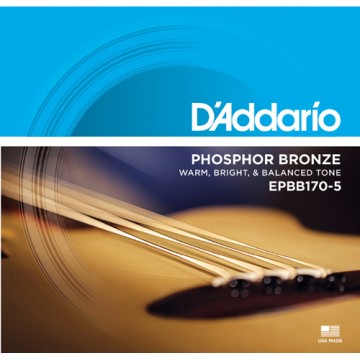 EPBB170-5 Phosphur Bronze 5-String 45-130 Ascoustic Bass String
