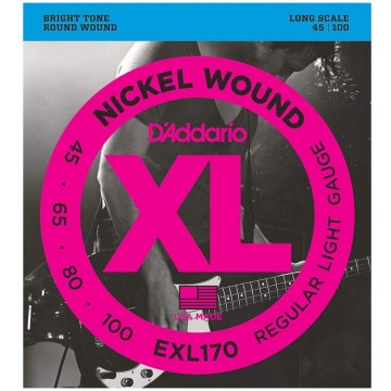 EXL170 Nickel Wound Regular Light 45-100 Electric Bass String