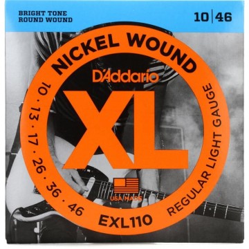 EXL110 Nickel Wound Regular Light 10-46 Electric Guitar String