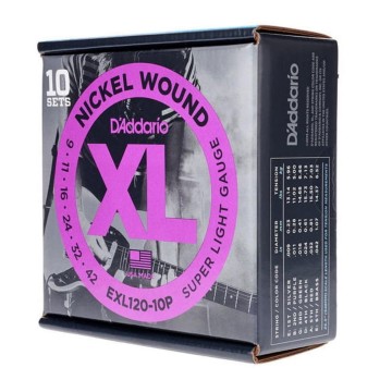 EXL120-10P Nickel Wound 10 String Set Super Light 9-42 Electric Guitar String