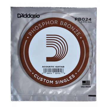 PB024 Phosphor Bronze 0.61mm Loose Acoustic Guitar String