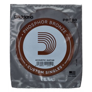 PB030 Phosphor Bronze 0.76mm Loose Acoustic Guitar String