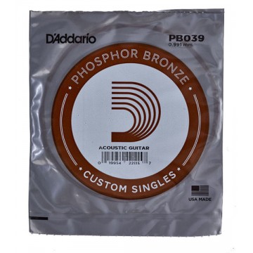 PB039 Phosphor Bronze 0.99mm Loose Acoustic Guitar String