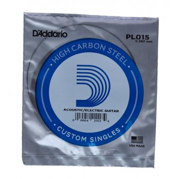 PL015 Plain Steel 0.38mm Loose Acoustic/Electric Guitar String