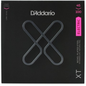 XTB45100 XT Nickel 45-100 4-string Long Scale Bass Guitar String