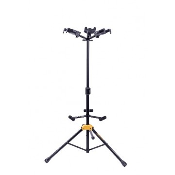 GS432B PLUS  Auto Grab Tri Guitar Stand w/Backrest