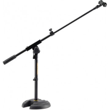 MS120B  Desk Top Round Base Boom Mic Stand w/Mic Holder